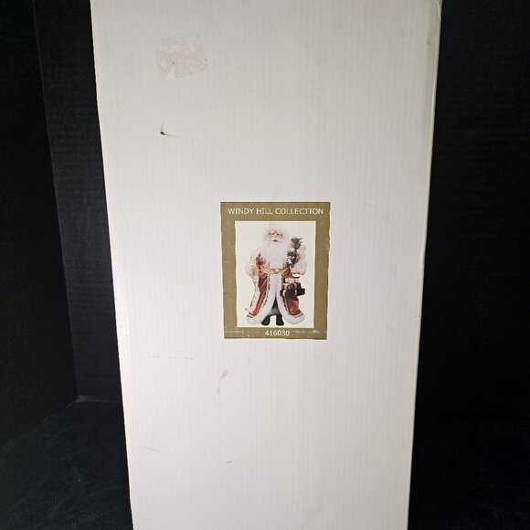 Windy Hill Collection 16" Standing Naughty Or Nice Name List Santa Claus - Picture 3 of 10